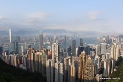 Aussicht am Peak in Hongkong
